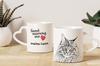 Maine Coon - cat mug, adorable heart-shaped handle mug, universal gift from Art-Dog brand