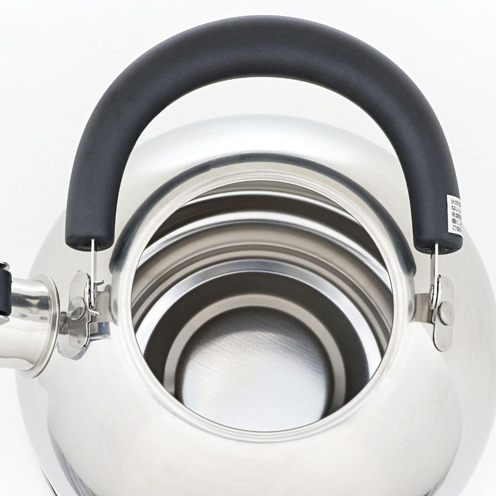 Bestco Edel Whistling Stainless Steel Induction and Gas Compatible NQ-0203 Kettle, 2.3L,