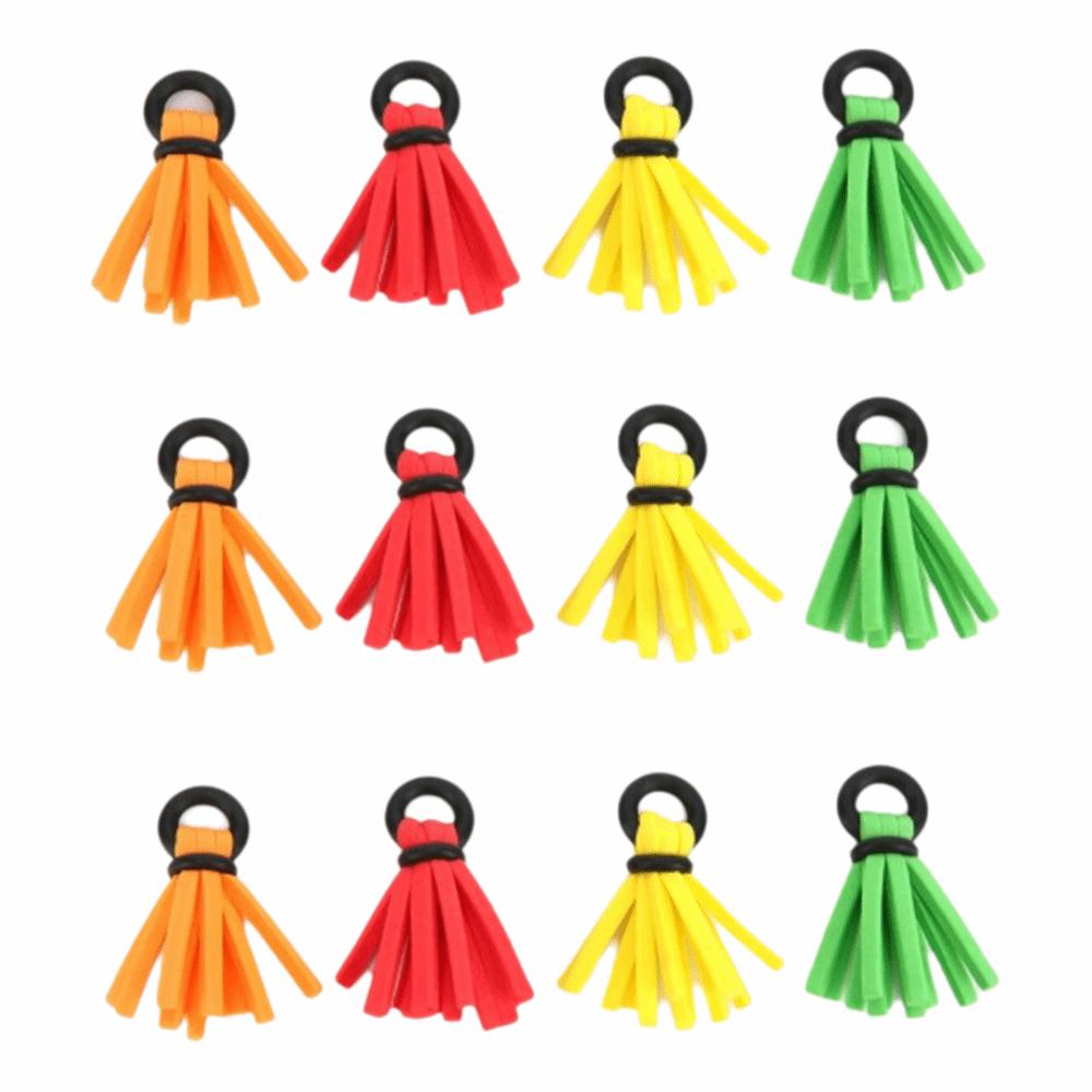 

12PCS Foam Fly Fishing Float High Buoyancy 4 Colors Mixed Fly Fishing Indicators Lightweight Fishing Positioning Floats