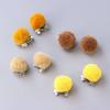 1 Pair Kids Pom Pom Ear Clip Plush Ball Kid Girls Children Clip No Piercing Earrings Jewelry