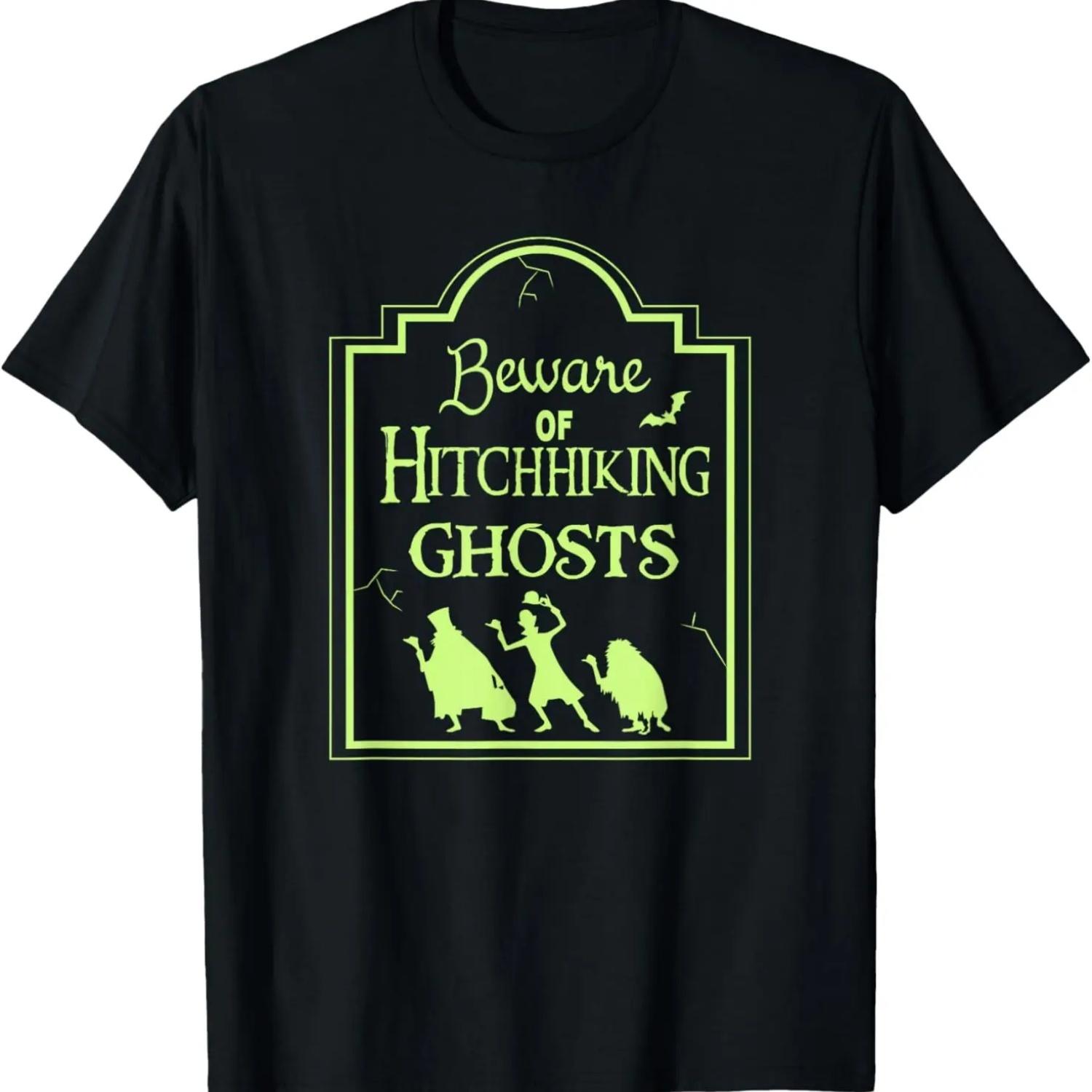 Beware of Hitchhiking Ghosts T-Shirt S чёрный