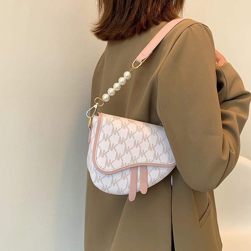 Damska Modna Torba Siodełko Torebka Listonoszka Regulowany Pasek na Ramię Wszechstronna Torba Crossbody na Ramię Pod Ramię