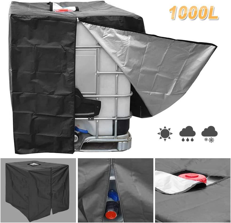 IBC Tank Protective Cover - 420D Oxford Cloth, 1000L, Sun & Dust Protection for Water Barrels