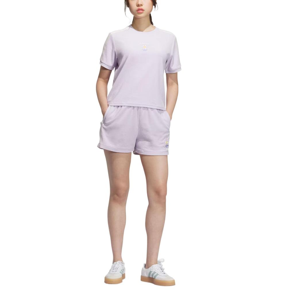 Adidas Originals Sports Shorts Women's Light Purple KE5080
