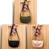 Korean Style Small Shell Shaped Shoulder Bag With Zipper Closure For Commuting