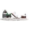 Non-Toxic Winter Mountain Landscape Model Building Blocks City Street Snow House Scene Construction Moc Bricks Diy Kid Toy Christmas Gifts