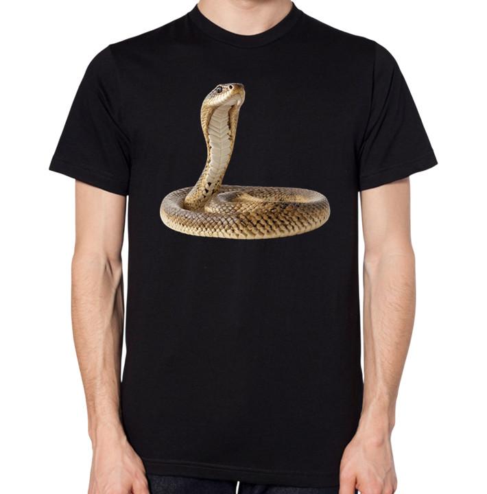 Cobra T-Shirt Men Women Unisex Top Venomous Snake S разноцветный