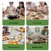 Meiliya 6-Person Disposable Food-Grade Tableware Set