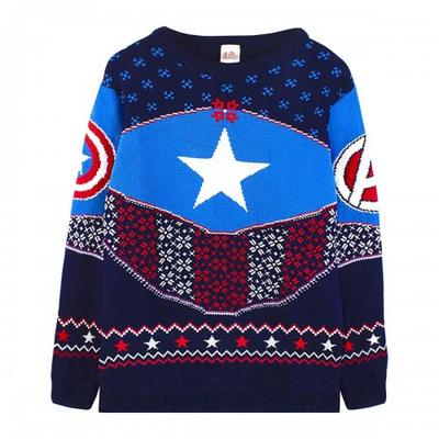 Unisex Yetişkin Kalkan Örme Noel Kazak
