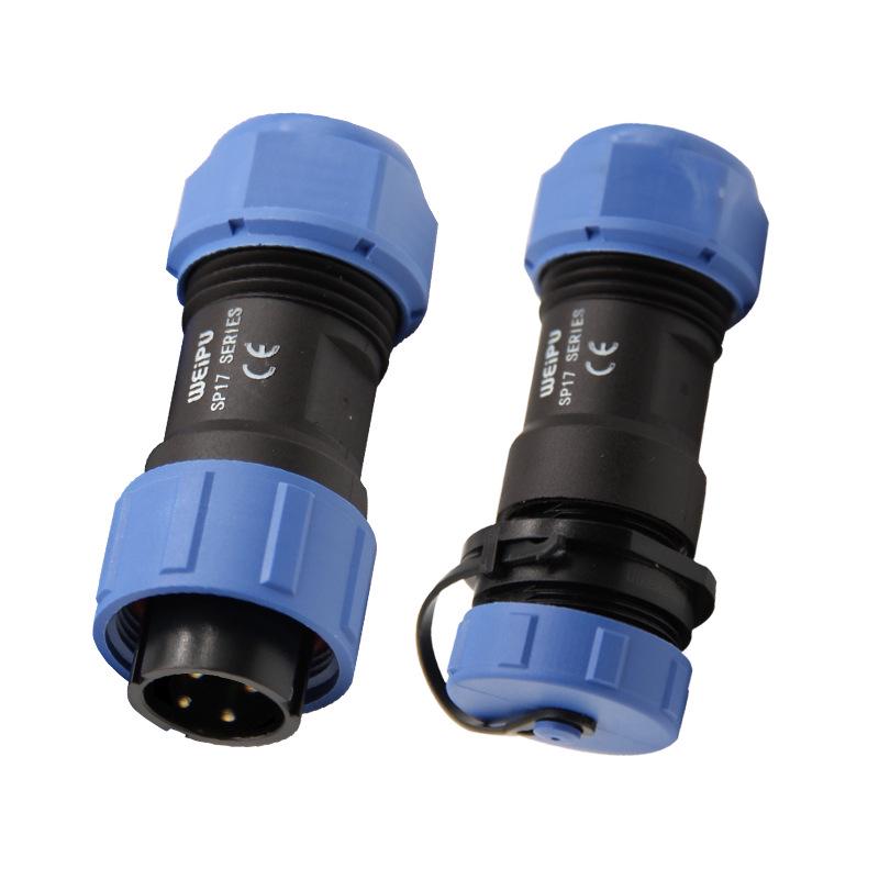 Weipu SP17 Series 2-9 Pin IP68 Waterproof Aviation Plug Connector
