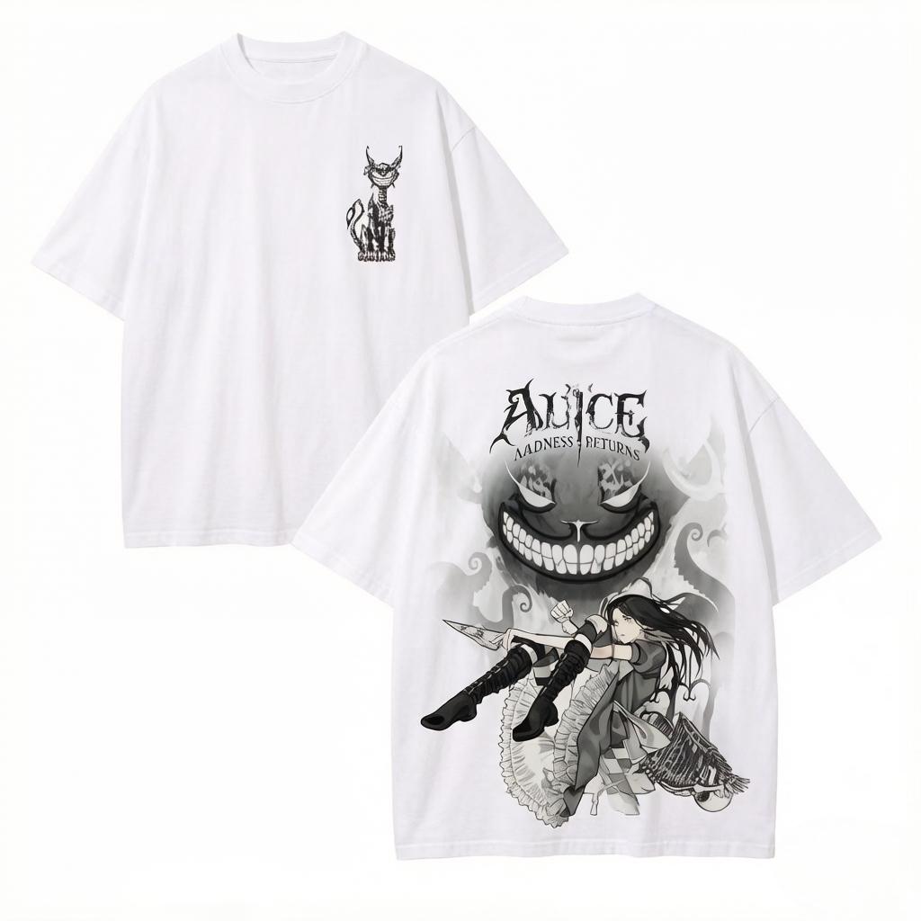 

Alice Madness Returns T Shirt Couples Unisex Personality Clothes Year Round Clothing Classic Soft 3XL