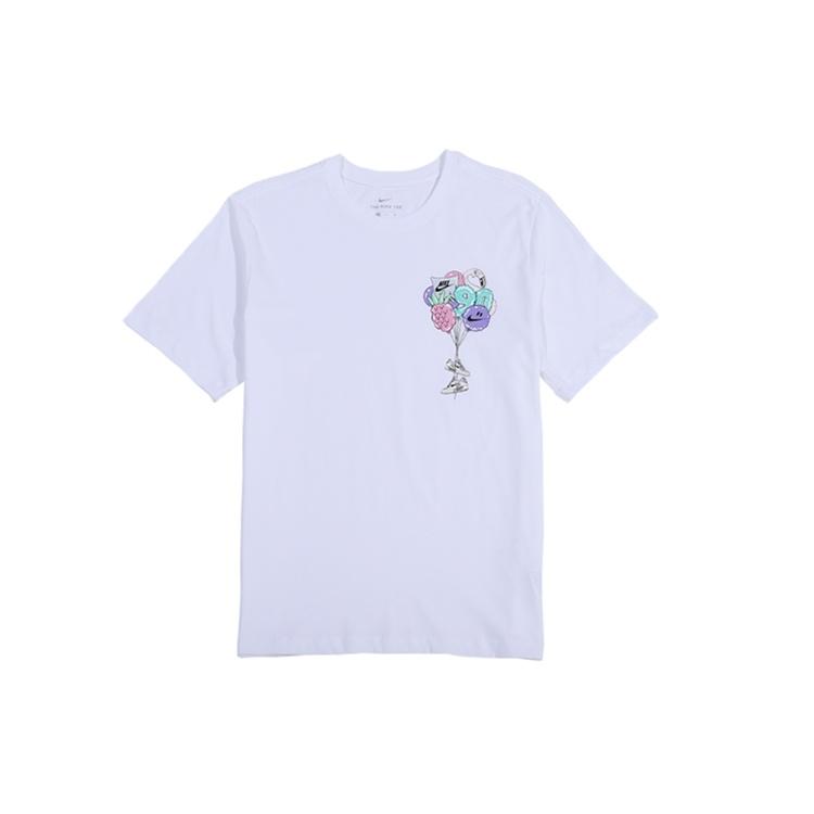Nike Sportswear Sport Casual Breathable Round Collar Short Sleeved White Men s BQ0705-100 XXL