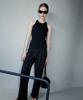 Owaiwai Comfort Pintuck Slacks Pants_Black
