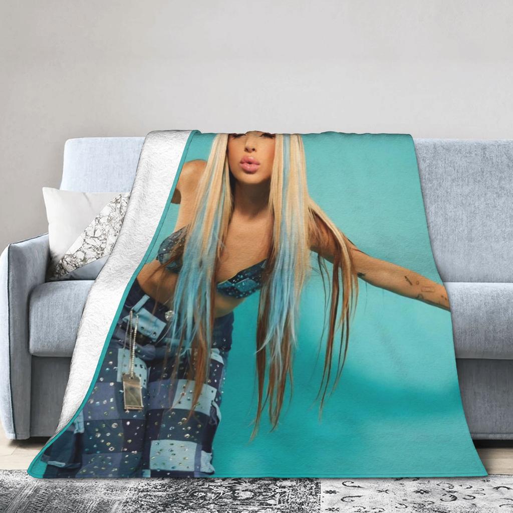 L-Lolas I-Indigos Plush Blanket Girls Boys Flannel Throw Blanket For Couch Bed Super Warm Design Bedspread Birthday Present