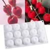Silicone Fruit Shape Dessert Mold Reusable Realistic Fruit Baking Mold Ice Cube Biscuit Jelly