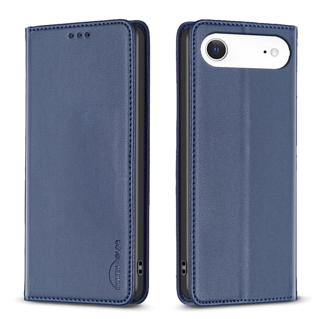 For iPhone 17 Air Leather Case BINFEN COLOR BF18 Phone Stand Cover with Card Slots