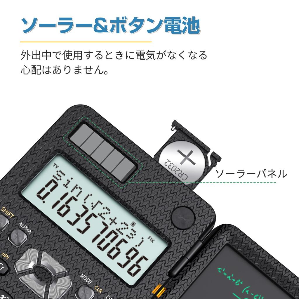 NEWYES Scientific Electronic Memo Pad with 240 Statistical Natural Electronic 2 In 2 Digit Scientific Solar Construction University Japanese