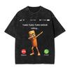 Tung Tung Tung Sahur Found Dead Breaking News Meme Tshirt Men  Unique Cotton Tees O Neck Short Sleeve T Shirt Printed Clothes