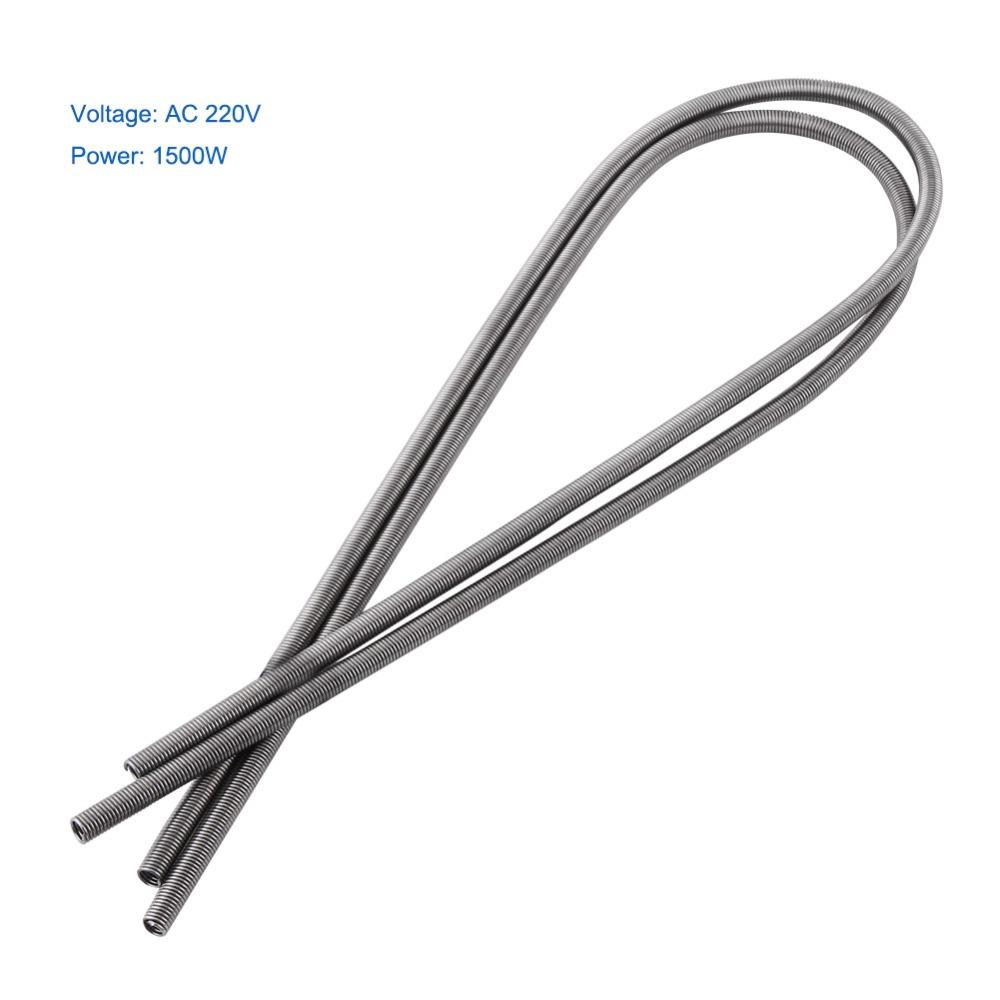 2PCS Durable 220V Heating Coils 1500W Silver High Resistance Wire Furnace Heater Wire Industry