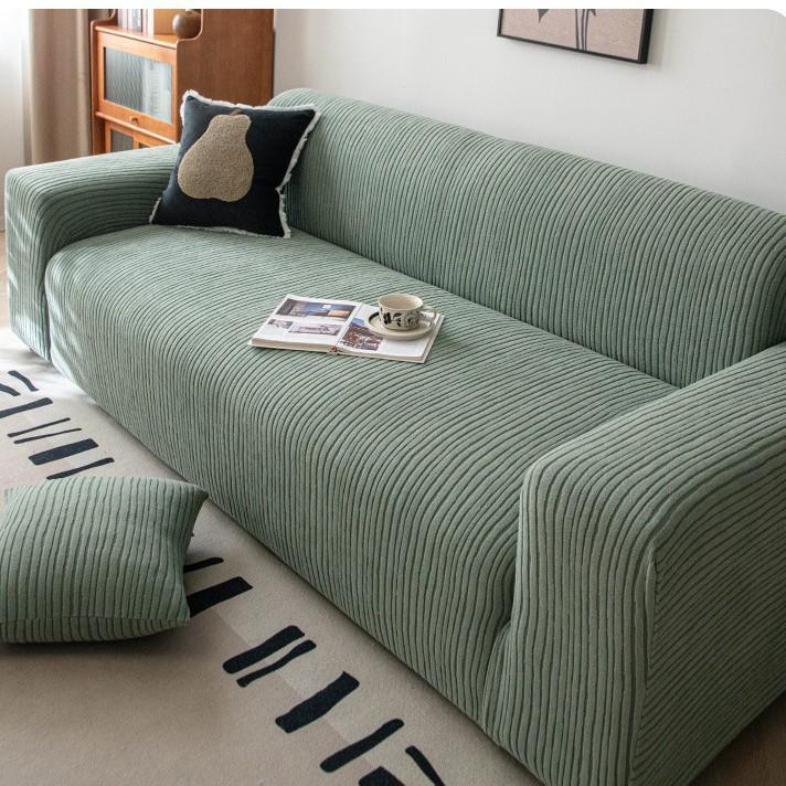 Simple Cream Style Sofa Cover New Four Season Universal Living Room Anti Cat Scratch Sofa Cover  All Inclusive Universal Cover