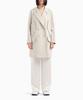 Armani Exchange Women'S Flap Pocket Double Half Coat_Ecru A424310511