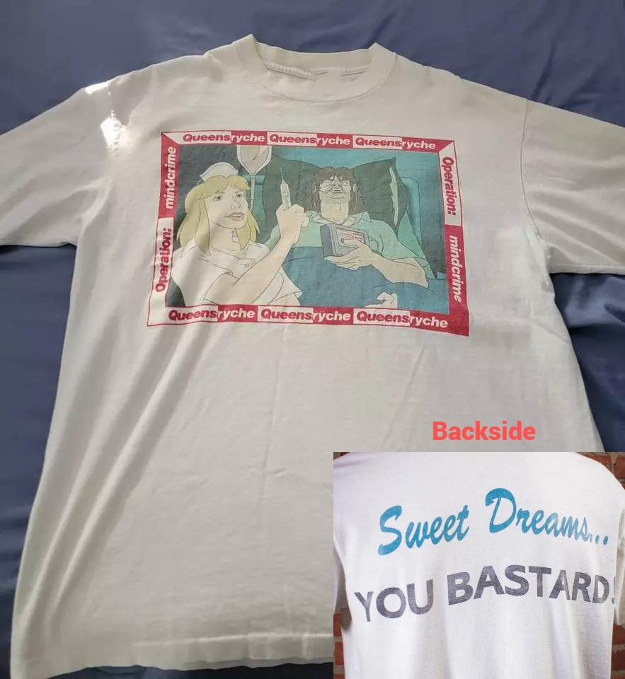 Queensryche Sweet Dreams 1989 Tour Collection S to 5XL T shirt Unisex T-Shirt S