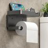 Bathroom Toilet Paper Box Roll Paper Towel Holder Punch-free Mobile Phone Toilet Paper Holder Paper Box Toilet Paper Storage Rack