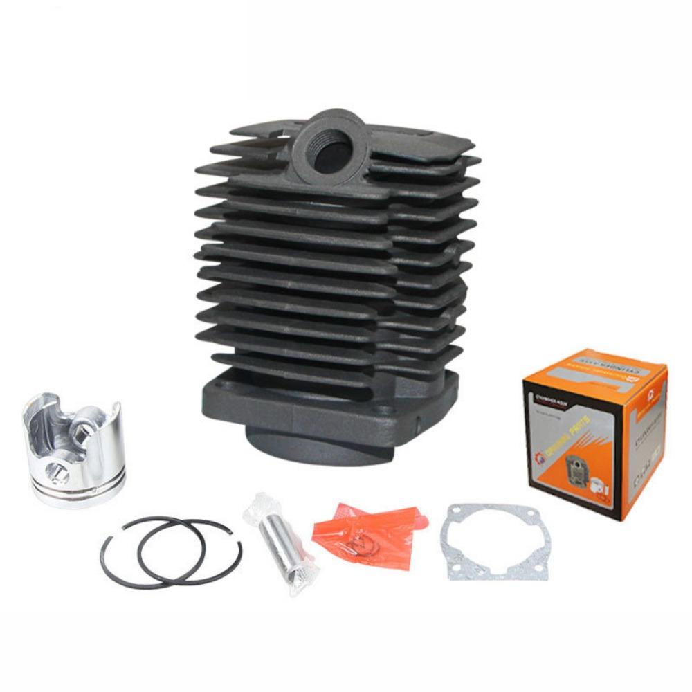 

40-6 Mower Cylinder Assembly Black White Piston 411 Lawn Mower Cylinder with Accessorires Paper Pad+ Needle Roller чорний