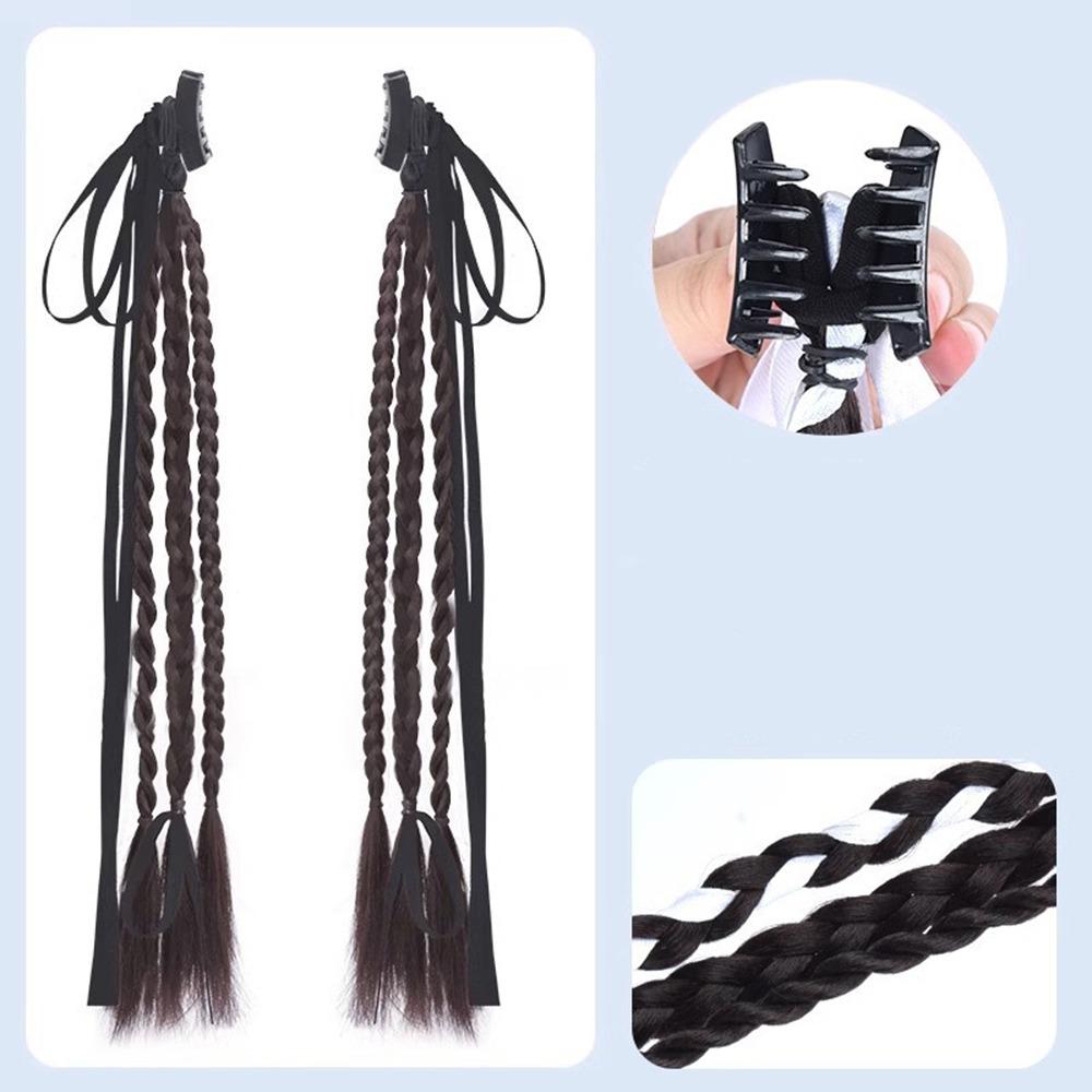 1Pairs Easy to braid Boxing Braids Heat Resistant Synthetic Fiber Cable Knit Long Hair