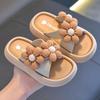 2025 Summer Non-slip Soft Sole Slippers for Girls - Parent-Child Fashionable Princess Beach Style