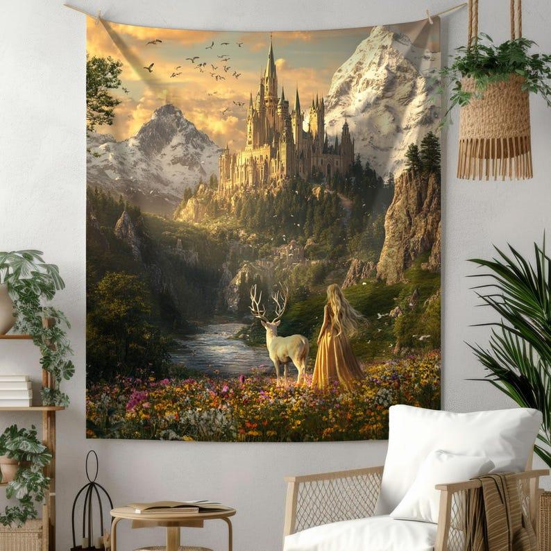 Glass Throne tapestry 75x100 чёрный