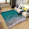 3D Ocean Seawater Beach Water Scenery Area Rug,Carpet Rug for Living Room Bedroom Sofa Doormat Decoration,Kid Non slip Floor Mat