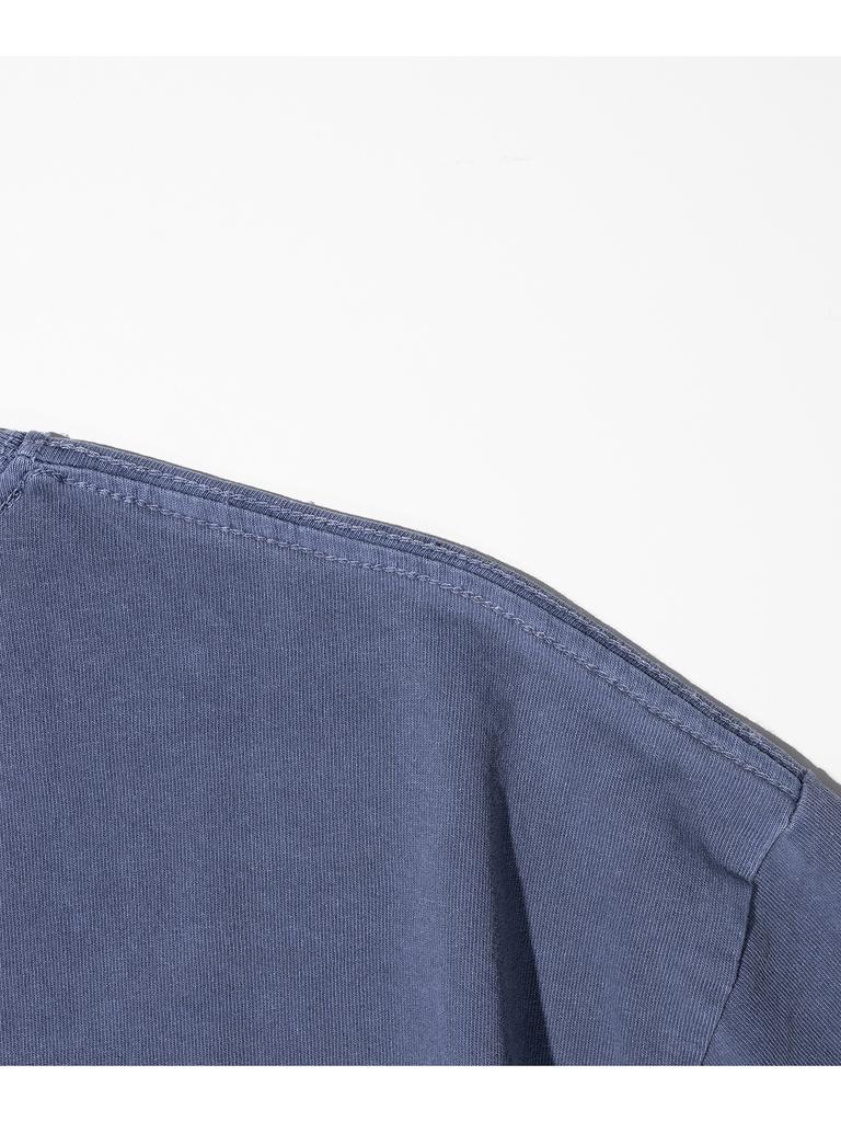 MASSNOUN Eternal Loop Pigment Short Sleeve T-Shirt Msits007-Db