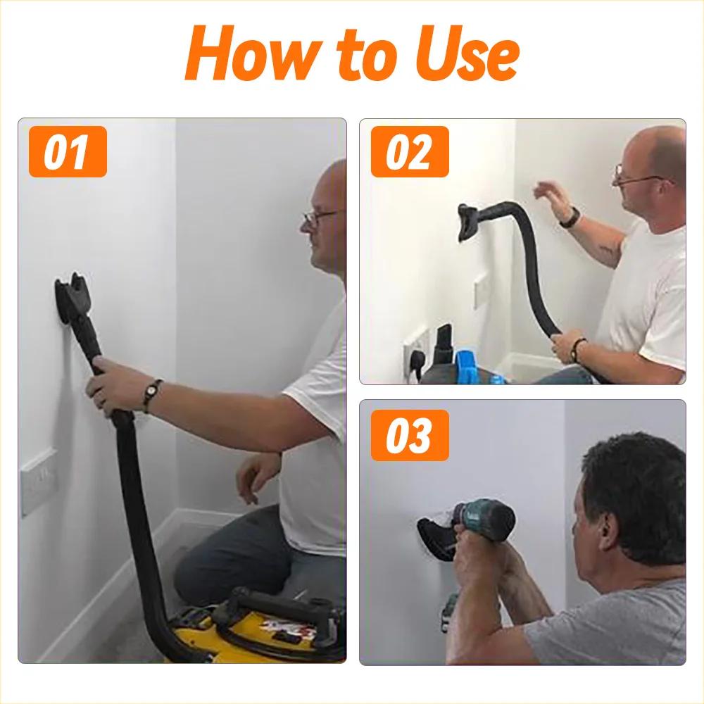 Hands-free dust collector for universal electric drill, dust protection device, home work, DIY tool accessories, calculation