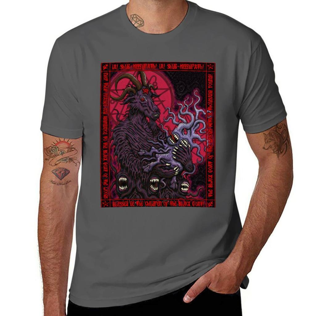 Black Goat Icon Azhmodai 2018 TShirt summer clothes customizeds mens t shirt