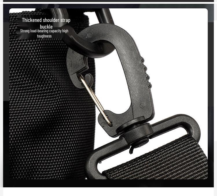 Men's Large Capacity Multi-Layer Travel Crossbody Bag - Casual Shoulder & Handbag for Business and Commuting