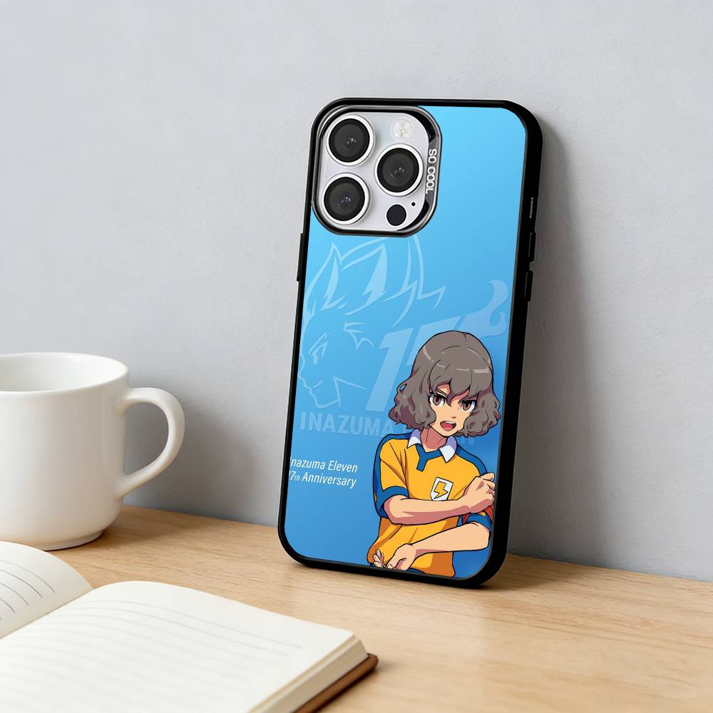

I-Inazuma ElevenS Anime Phone Case For iPhone 17,16,15,14,13,12,11 Plus,Pro Max,XS,Colorful Silver Phone case Funda Cover iPhoneXSMAX