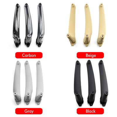 Car Interior Door Handle Inner Panel Pull Trim Cover Armrest Carbon Fiber For BMW X5 X6 X6 30dX  E70 E71 E72