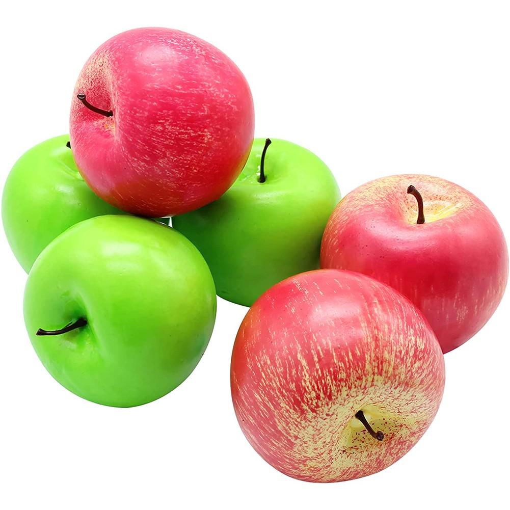 Home Shop Party Decor Lifelike Artificial Fruit for Kitchen Display (Red)