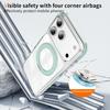 360 °   Rotatable Stand Magnetic Phone Case for iPhone 12-17 Series, MagSafe Compatible Clear Shockproof Cover with Ring Holder