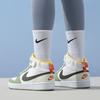 Nowe Nike Court Borough Mid Off White Green GS FV3649-171