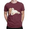 Two Golden Retriever Art Funny 100 Cotton TShirt Gloden Retirever Tops Tees For Unisex