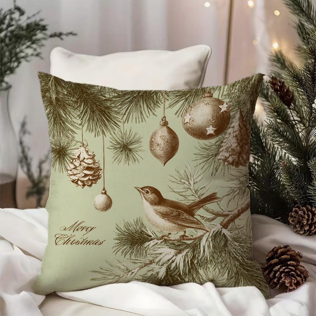 Weihnachtliche Kissenbezüge mit entzückenden DruckenGeeignet für Sofa Auto Schlafzimmer dekorativer Kissenbezug Kissenbezug