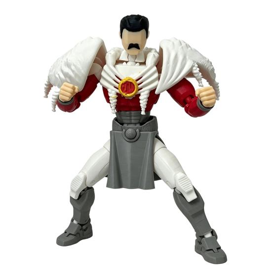 Yousheng 3D Printed Action Figure, DIY Posable Cartoon Character Model, Multi-Jointed Movable Dummy Decoration, Collectible Gift for Animation Lovers