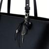 Artistic Black Heart Design Keychain Accessory Heart Shaped Keyring Decoration Great For Gift And Daily Charm