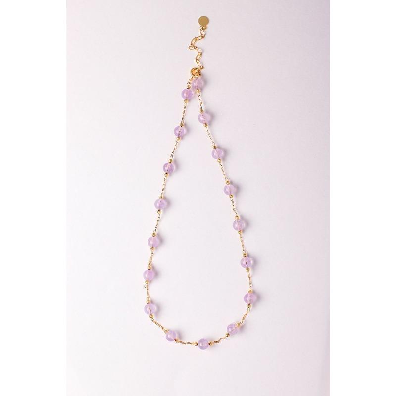 Women Light Luxury Minority Design Crystal Pearl Beaded Clavicle Necklace
