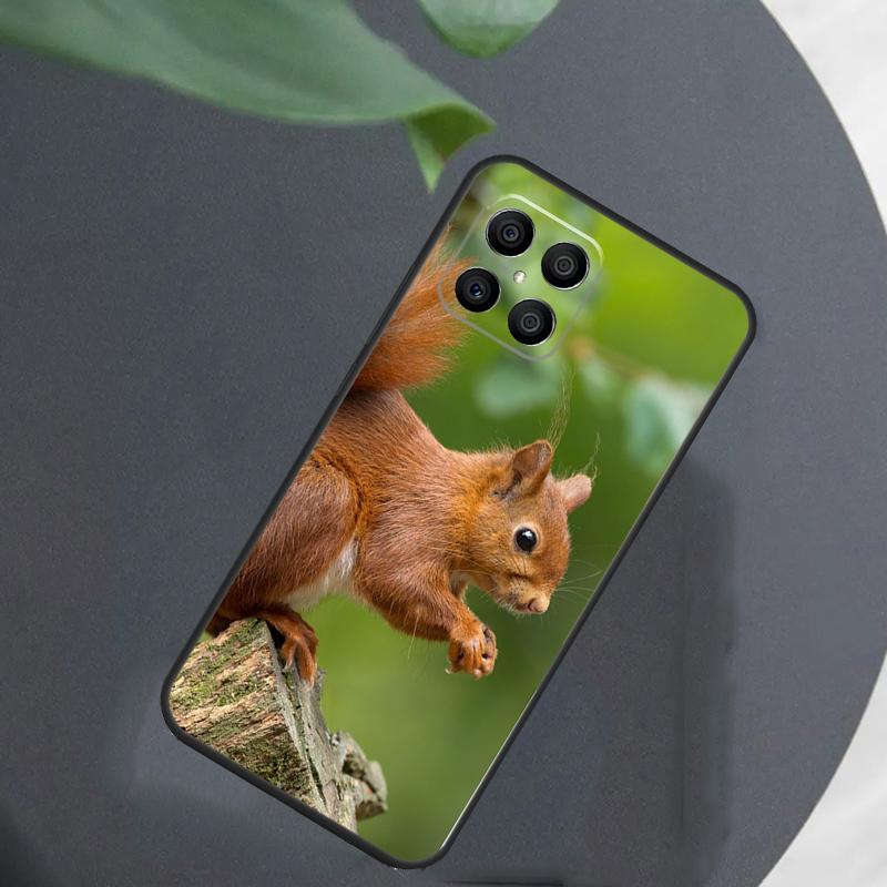 Squirrel Case For Honor Magic 8 7 5 6 Pro Cover For Honor 200 400 Lite 50 70 90 X8a X8b X9a X9b X9c