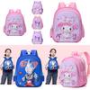 Adorable Cartoon Stylish Preschool Backpack For Kids In Purple And Pink Colors
