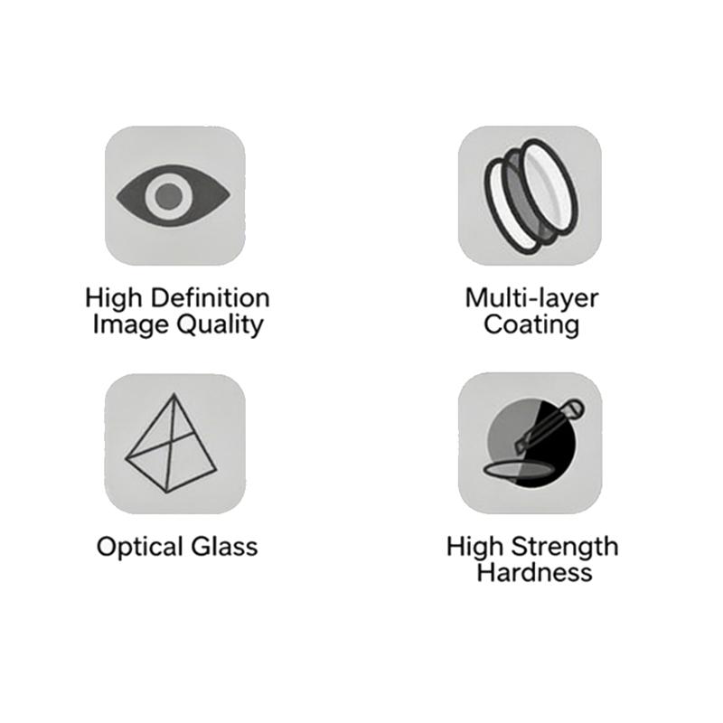 Sada filtrů ABUO-ND8/ND16/ND32/ND64 pro objektiv kamery Djl Osmo Nano Filtry proti oslnění a poškrábání Filtr s neutrální hustotou