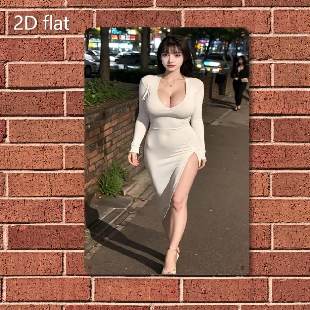 

Weatherproof Metal Wall Art Sign 20x30cm Indoor Outdoor Garden Living Room Decor Summer білий